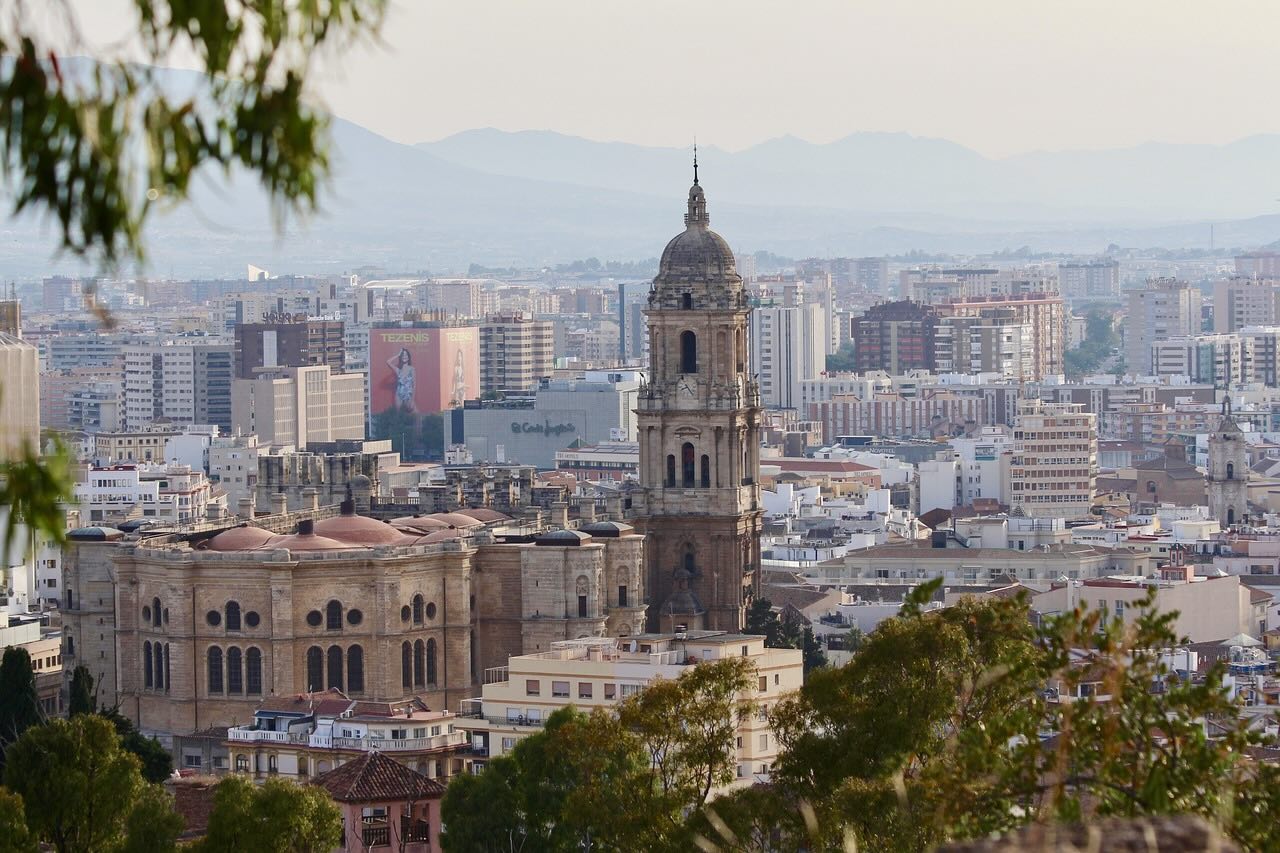 Malaga skyline