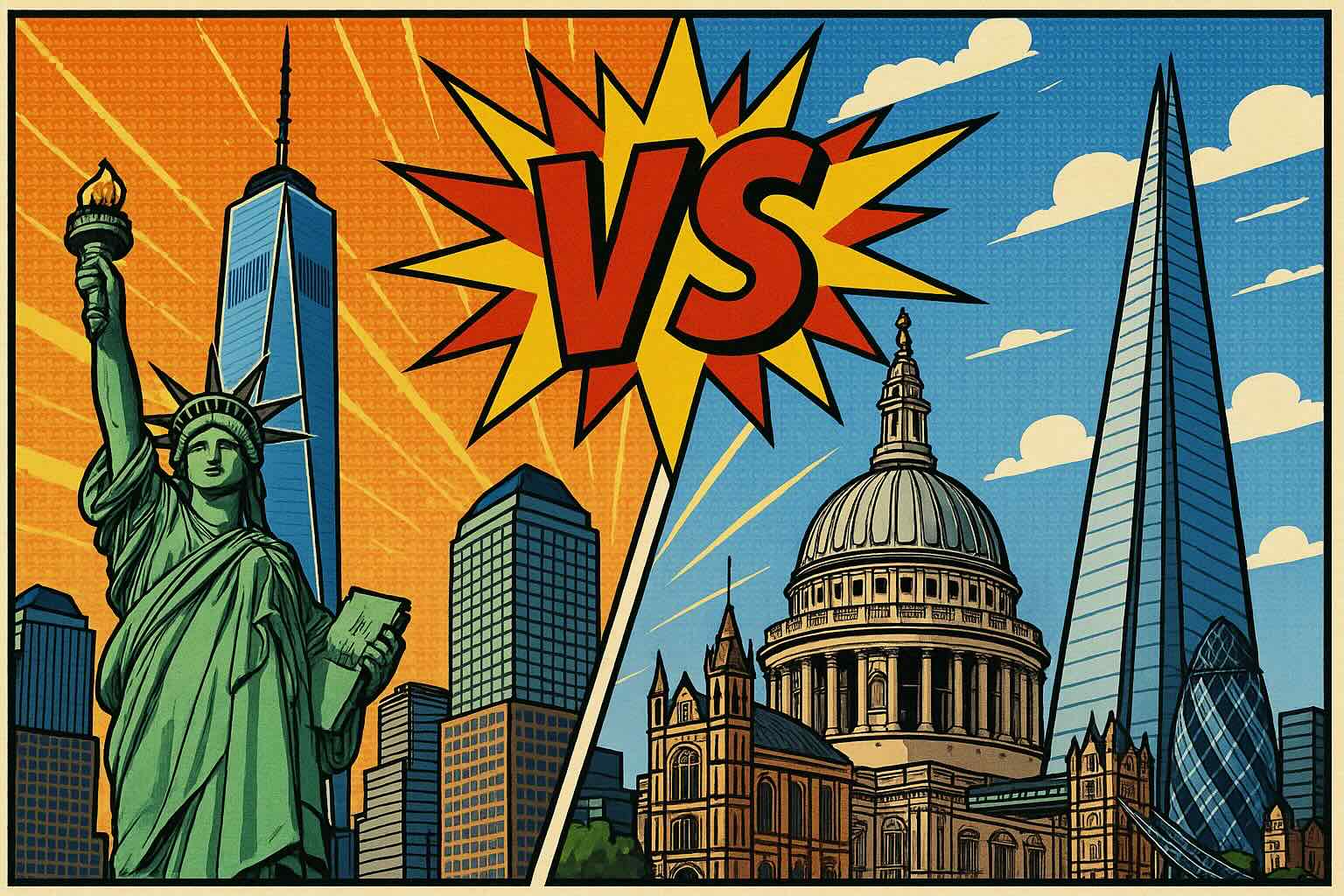 New York vs London: A Tale of Two Restless Giants