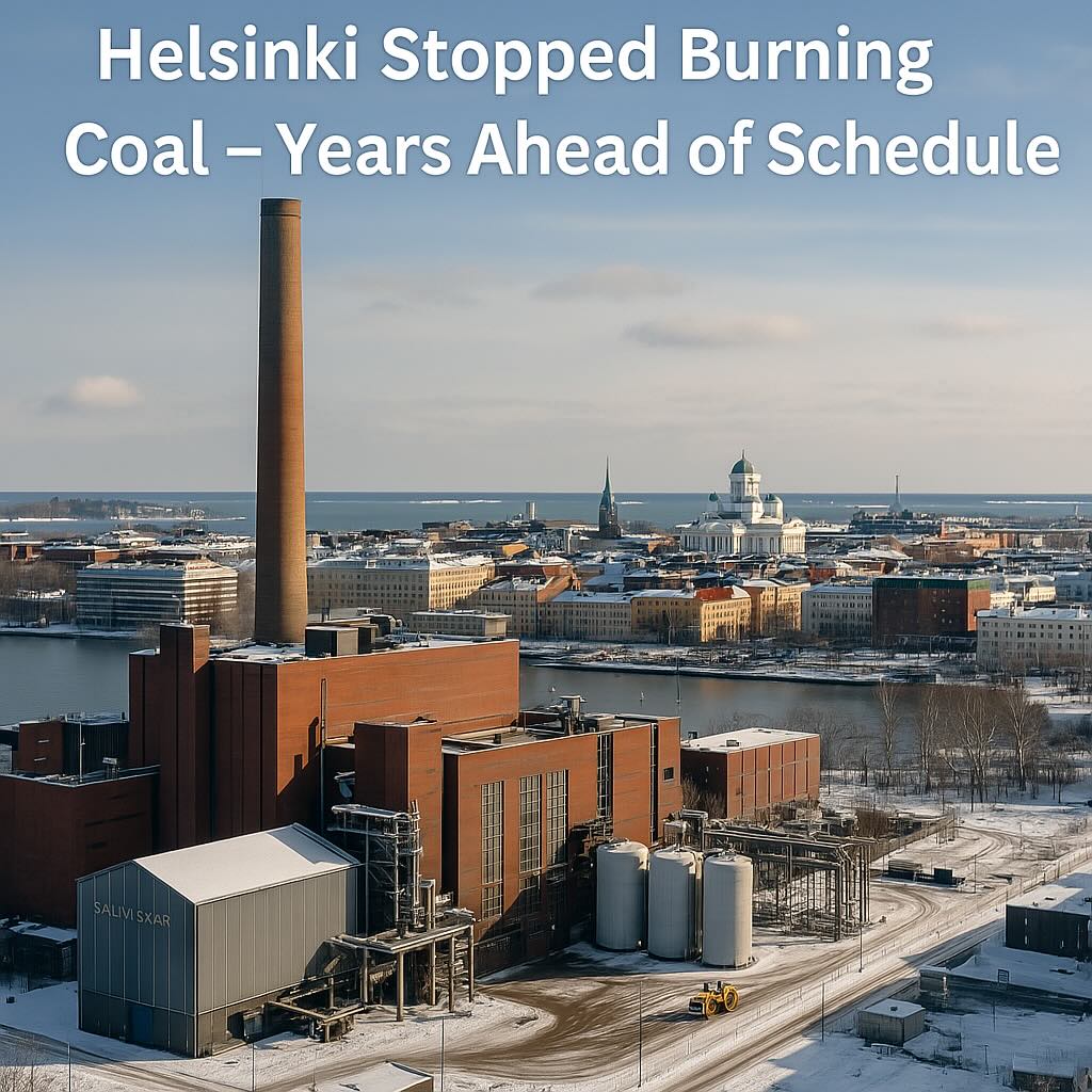 Helsinki Stopped Burning Coal Years Ahead of Schedule