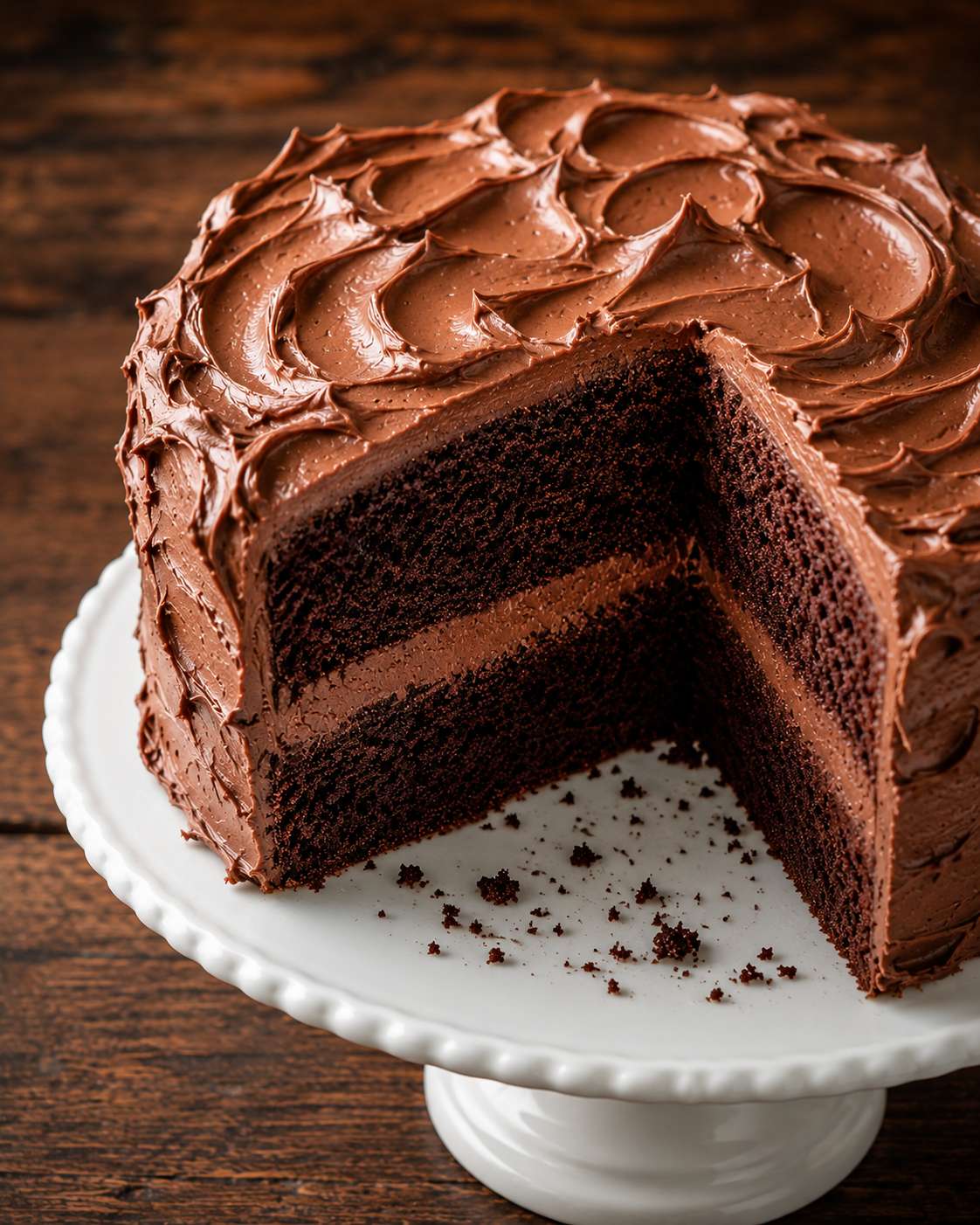 classic chocolate cake recipe with ganache frosting moist crumb and soft layers