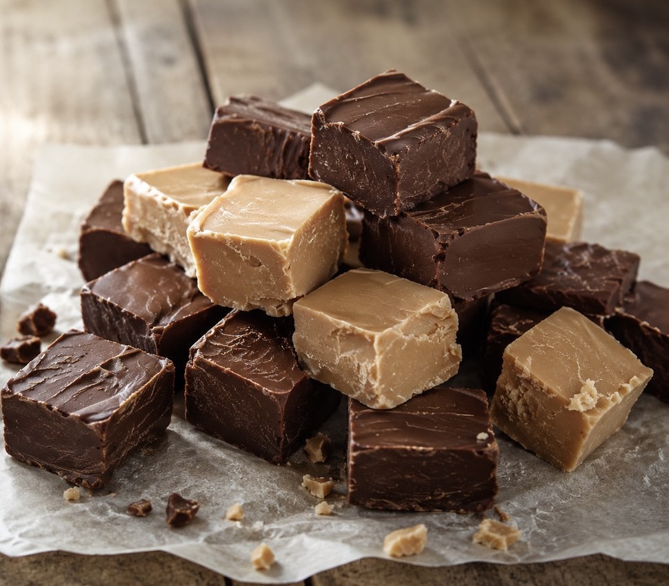 Old-fashioned fudge squares