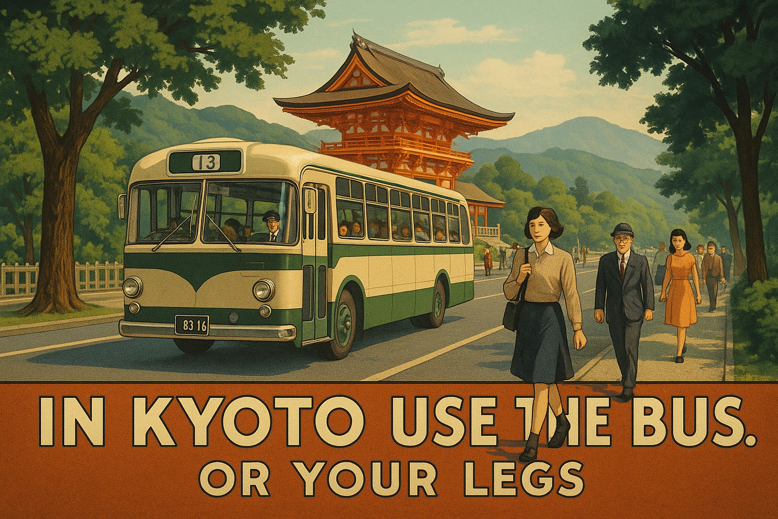 Google Maps Lies in Kyoto. Use the Bus. Or Your Legs.
