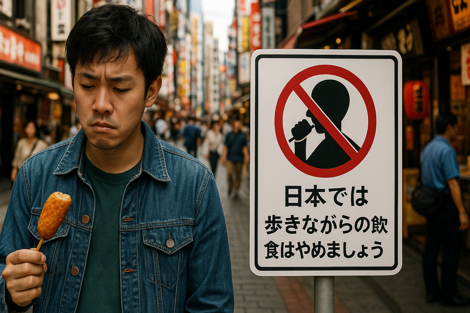 Don’t Eat While Walking: It’s Not a Food Court